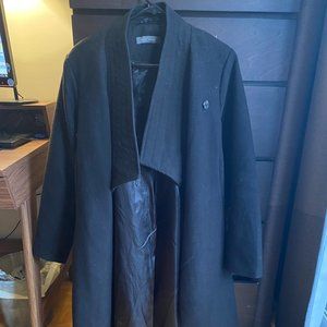 Suzy Shier Black Coat with belt